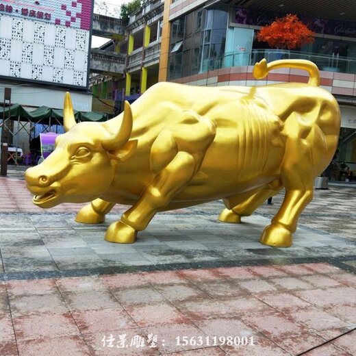 瀘州公園鑄銅牛雕塑,動物雕塑